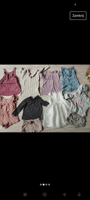60 sztuk 92/98/104 dla dziewczynki