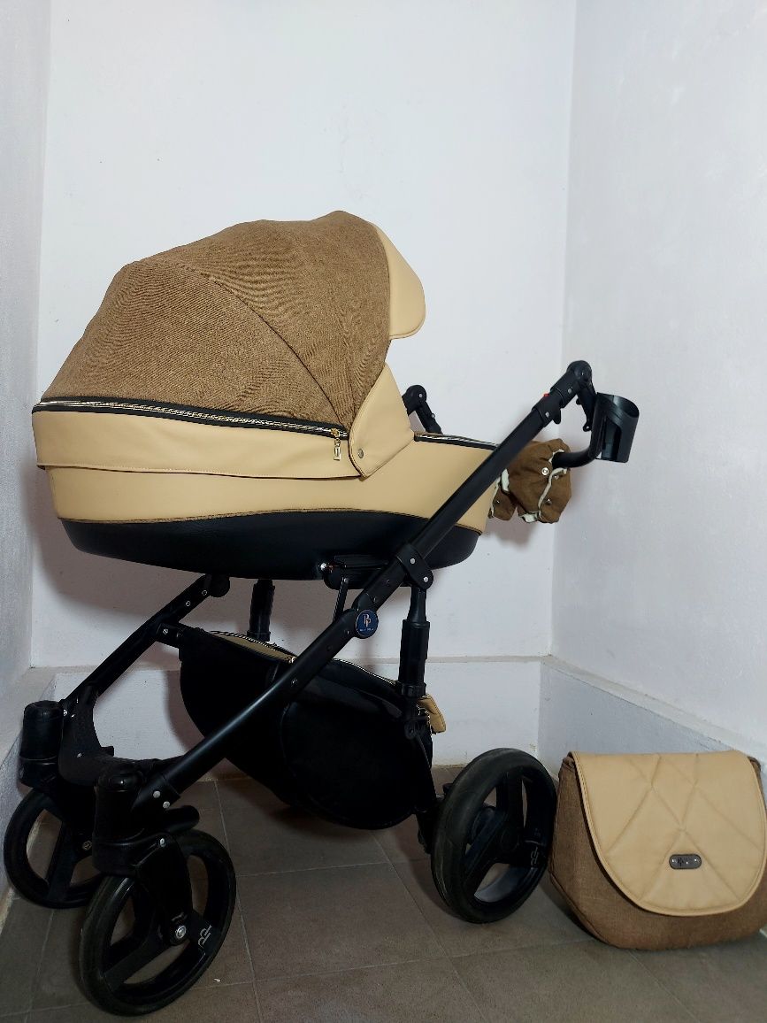 Коляска 2/1 BEBY PRAIM bellinnі м'яка амортизація ШОУРУМ