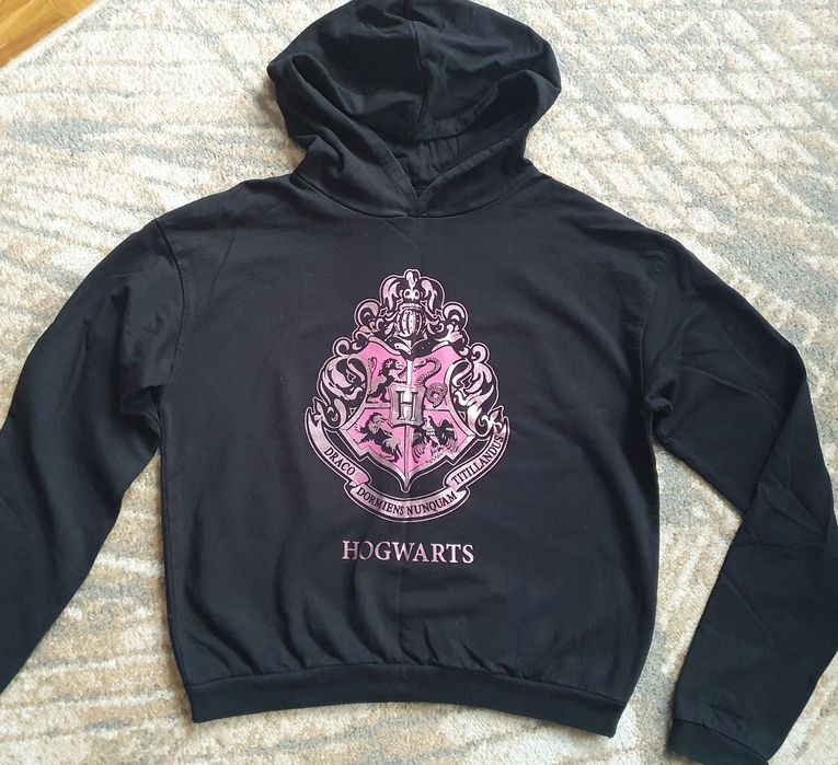 Bluza czarna z kapturem Harry Potter 164-170