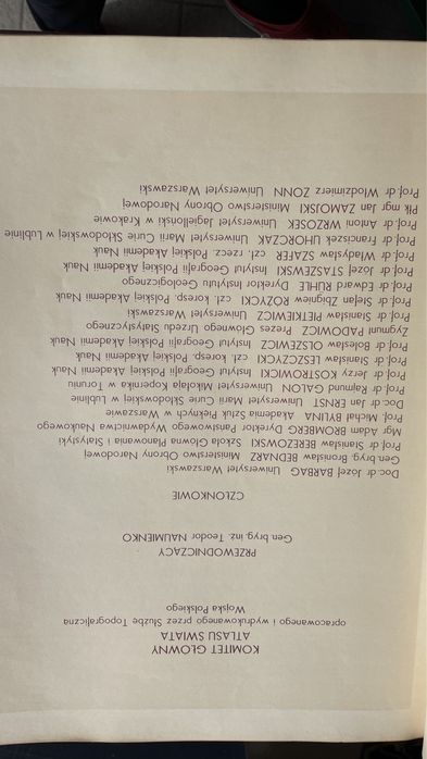 Atlas świata z 1962r