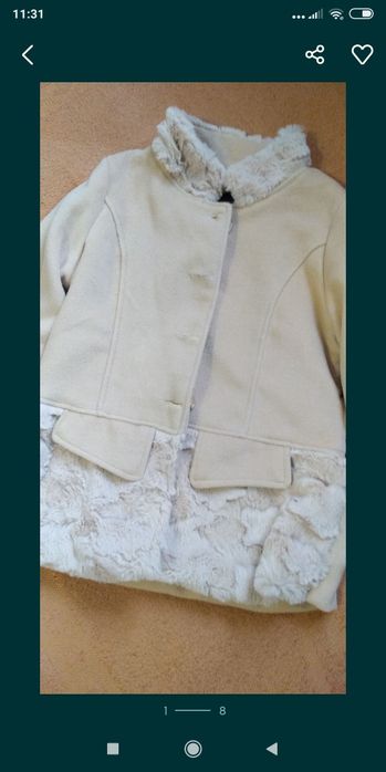 Рубашка, свитер, кофта, пальто, піджак на дівчинку