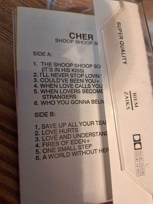 Cher Shoop shoop song kaseta magnetofonowa