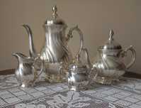 Serwis porcelana posrebrzana (silveroverlay) Thomas gr. Rosenthal