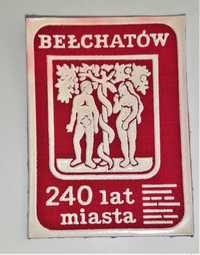Naszywka Bełchatów herb 240 lat miasta Przyszywka Czerwona