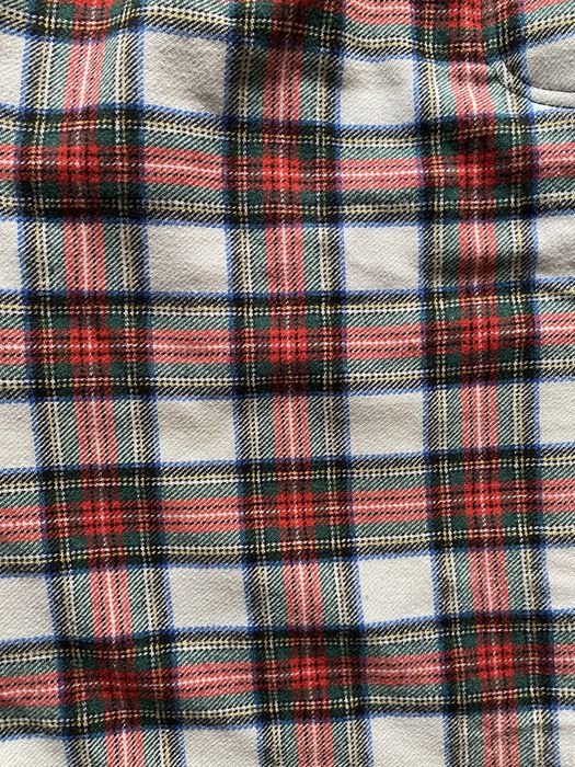 Юбка в клетку шерстяная