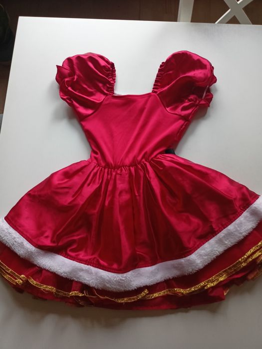 Strój sukienka Mikołajka Mikołaj Miss Santa 4-5 lat, 104/110