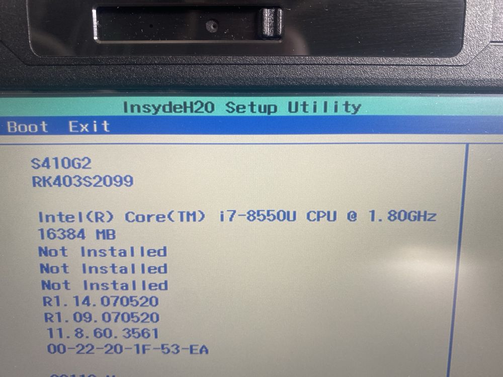 Захищений Getac S410 G2 14" FHD IPS Тачскрін Rugged i7-8550U 16GB  Win