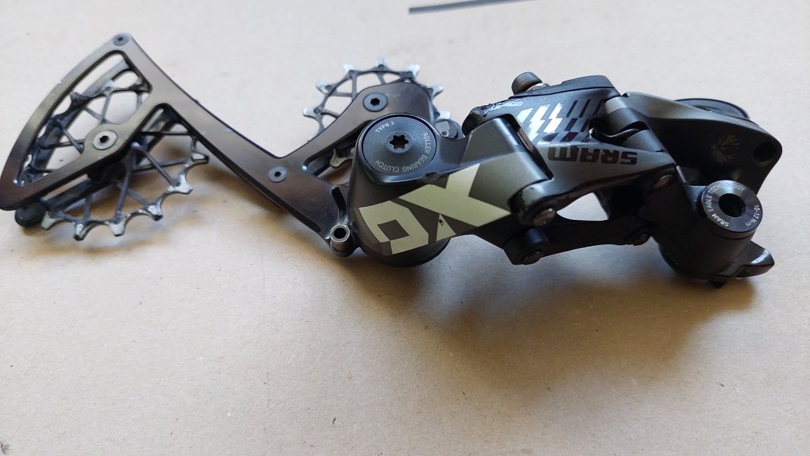 Przerzutka sram x01 eagle + grip shift