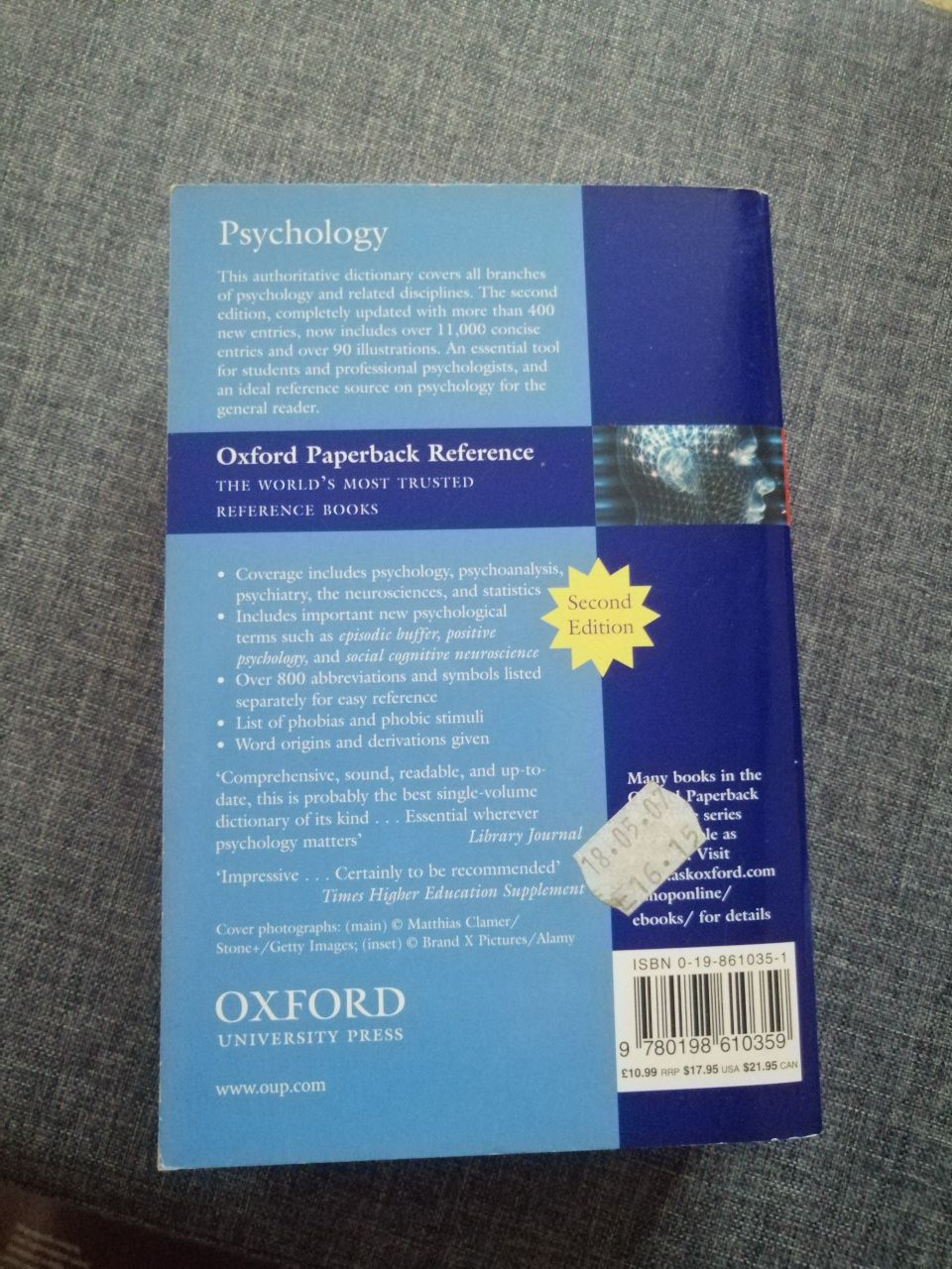 Oxford dictionary of psychology Andrew M. Colman