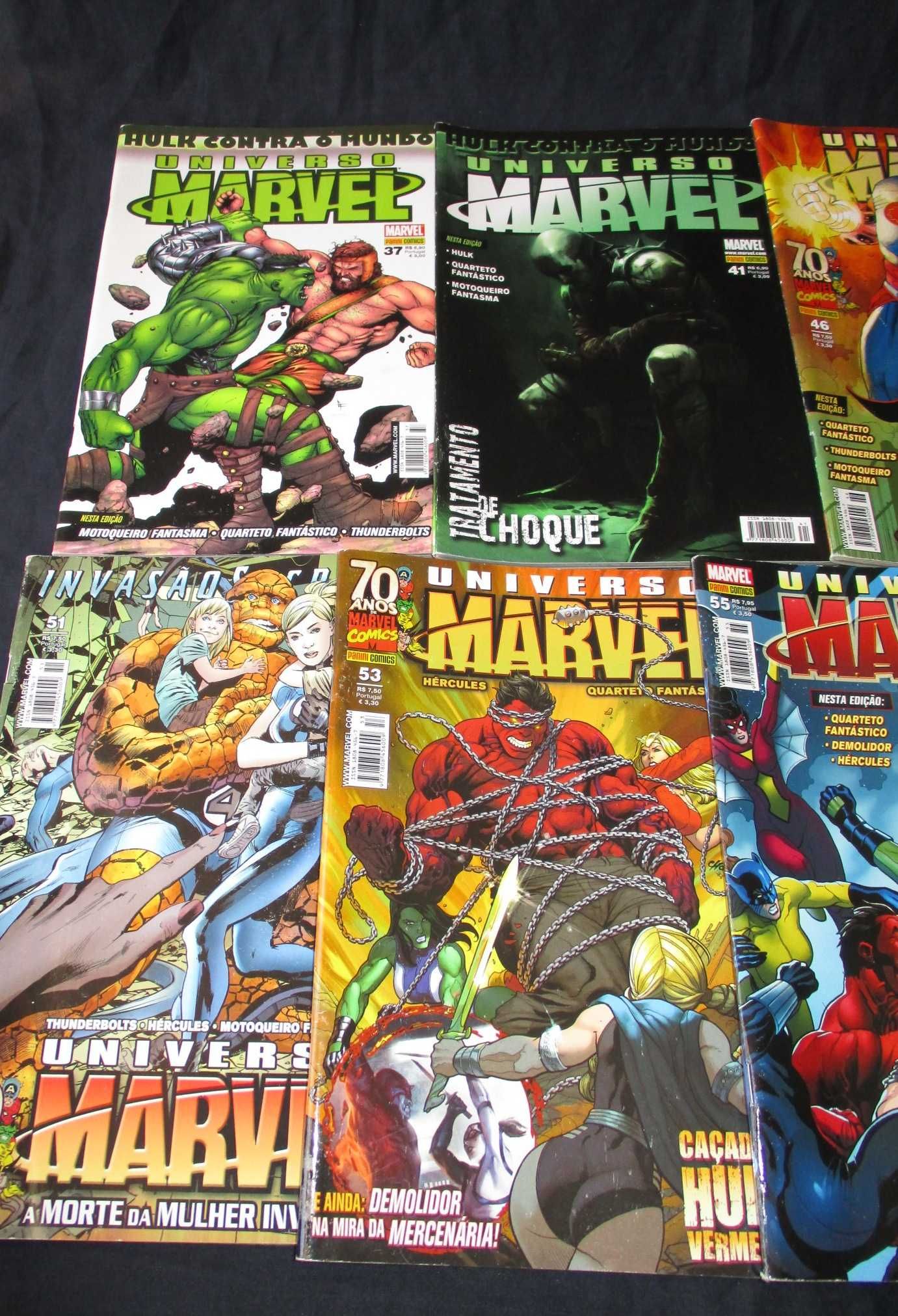 Livros BD Universo Marvel 1ª série 2008 Panini Comics