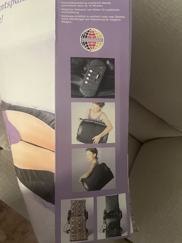 colchão de massagens novo