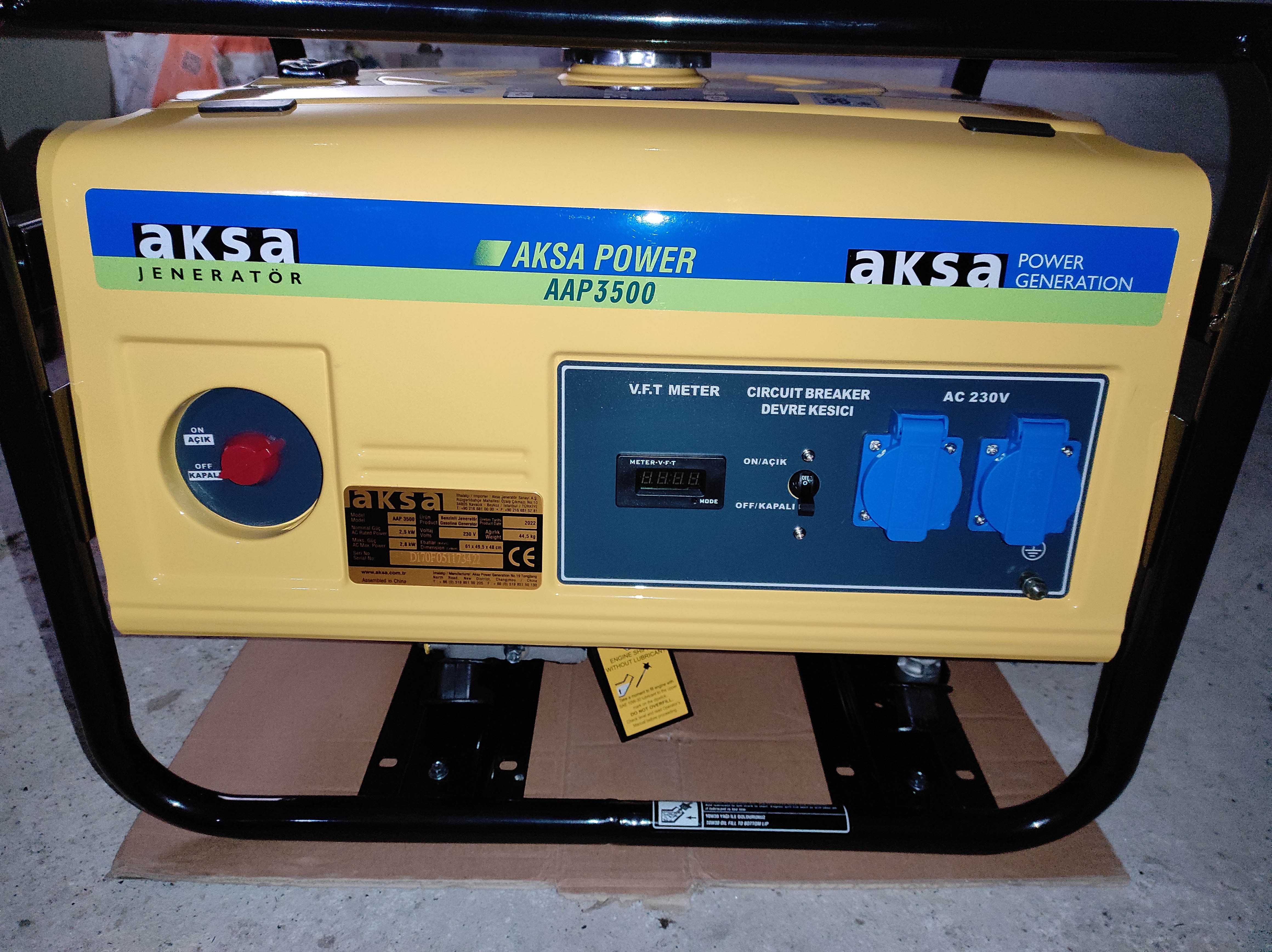 Портативний генератор Aksa AAP 3500