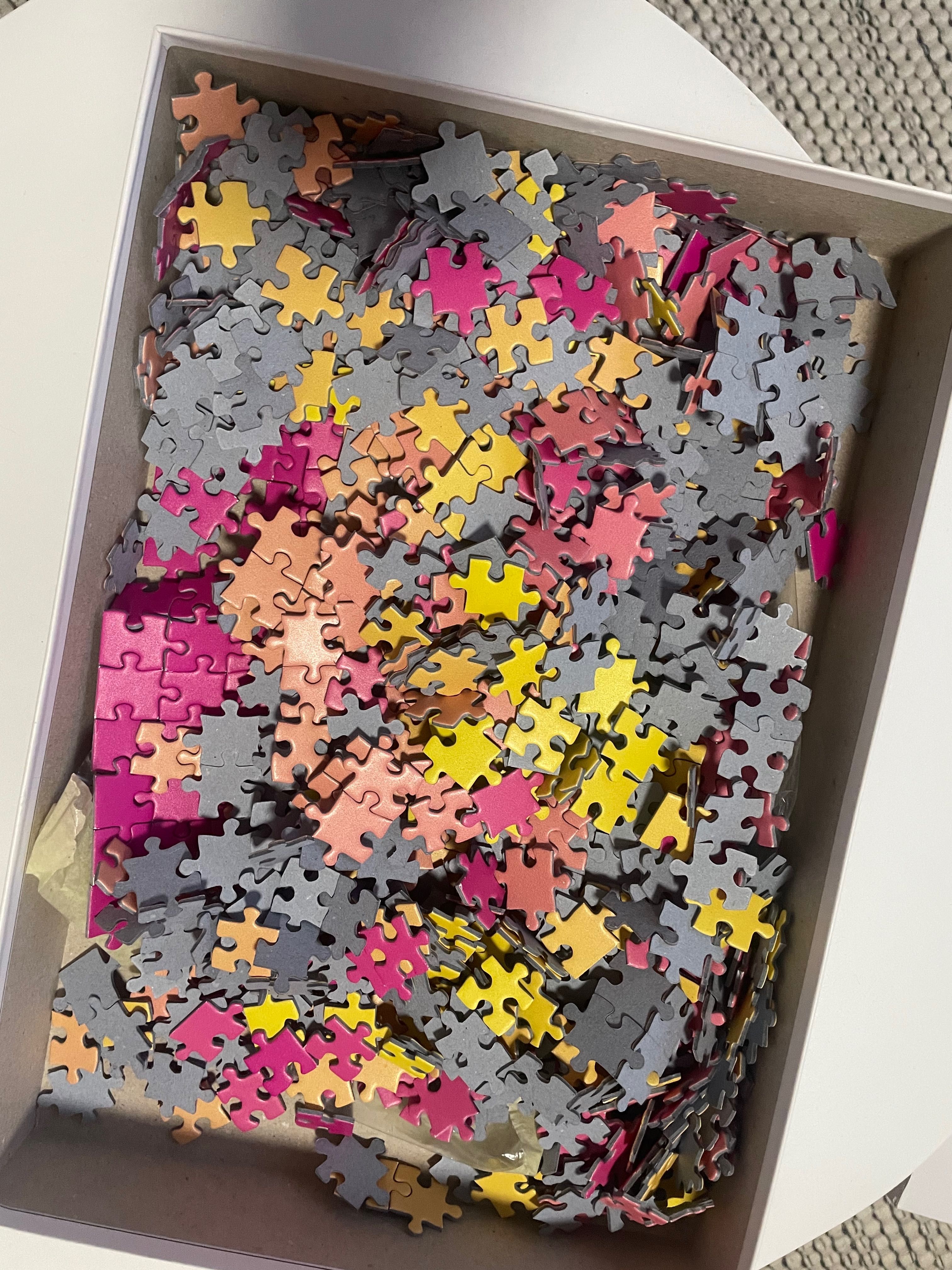 Puzzle gradient art collection