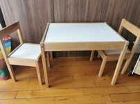 Stolik z 2 krzesłami dla dzieci ikea