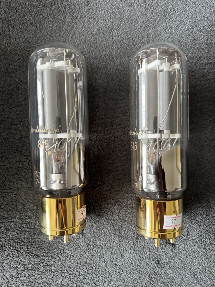 Linlai 845 nieużywana para lamp elektronowych