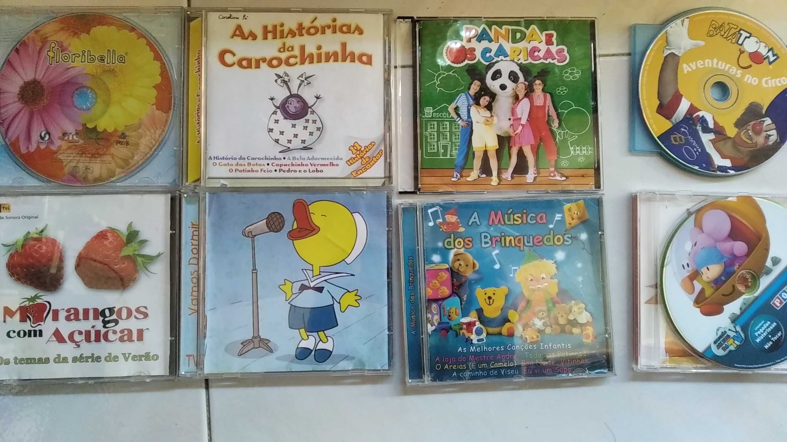 CD s com Histórias Infantis Cegonha Califa Ali Baba e 40 Ladrões ...