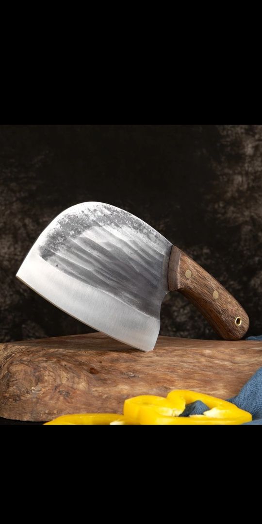 "СЕРБ" Кований  ніж (тесак) ручної роботи