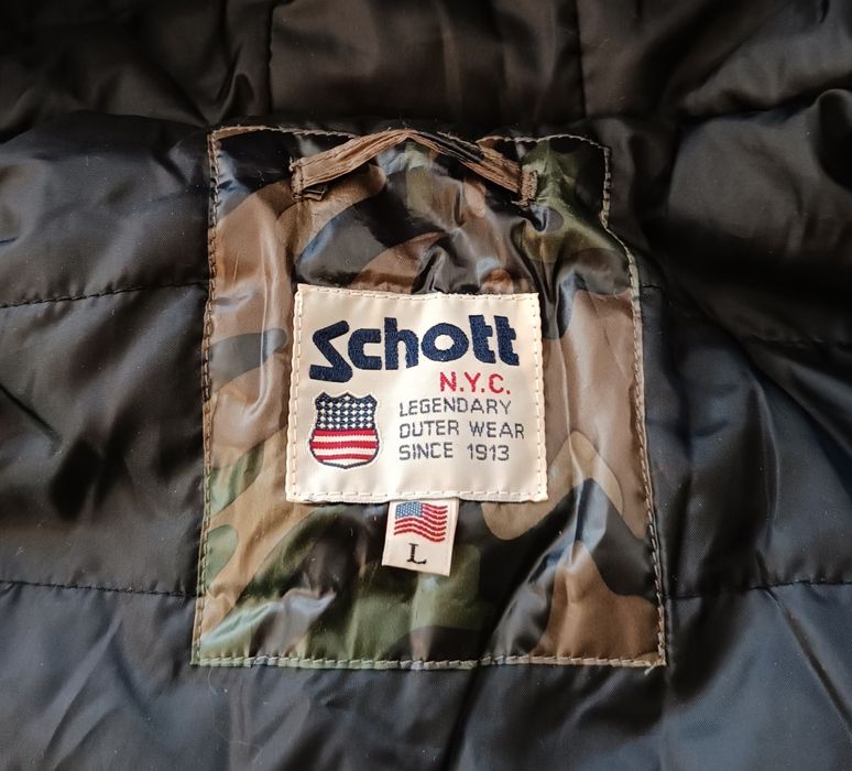 Kurtka Schott Military Moro USA Ocieplana Funkcjonalna Męska L