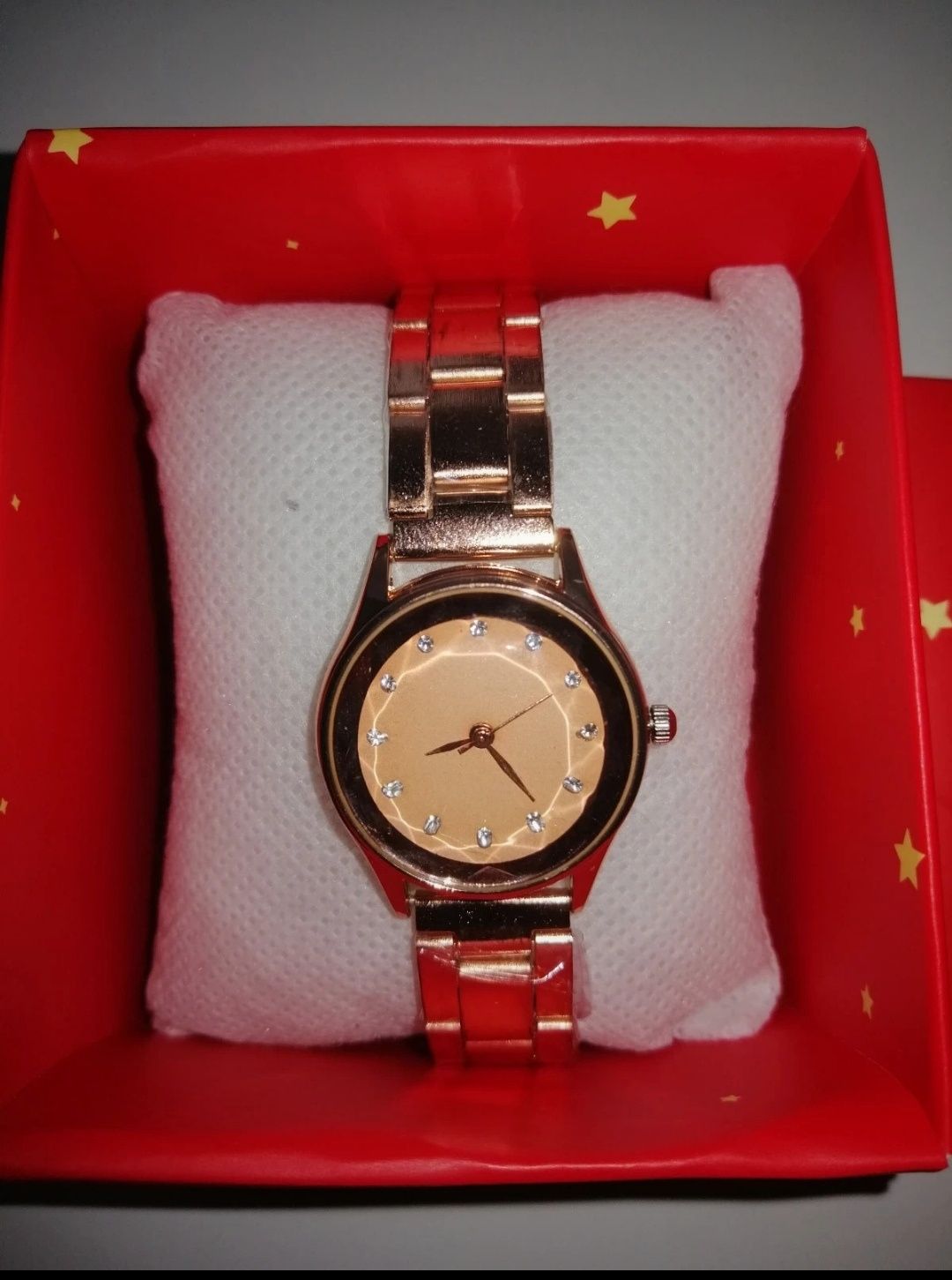 Nowy zegarek z bransoletą świątecznie Zapakowany