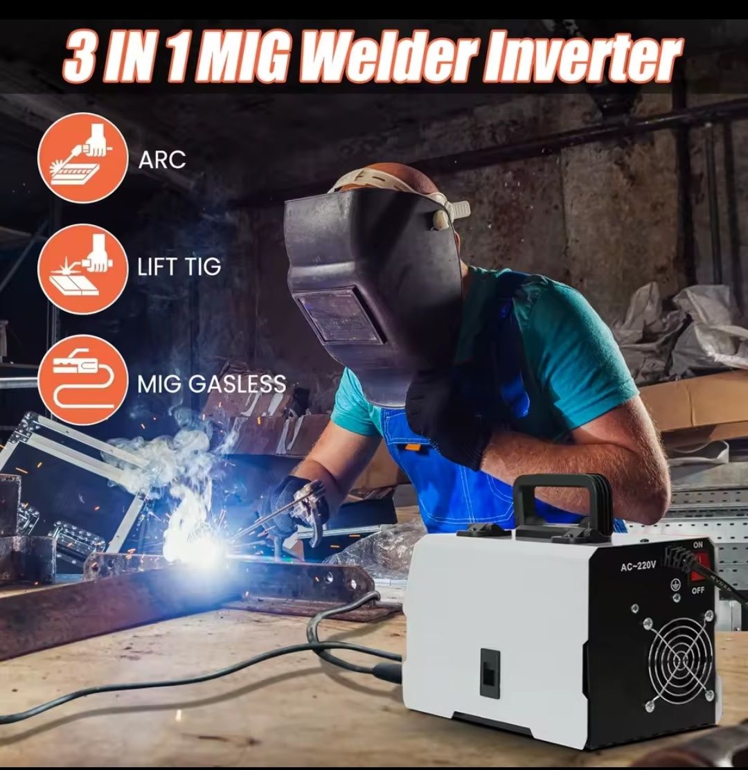 Maquina de Soldar Inverter MIG 3 em 1 MIG-270