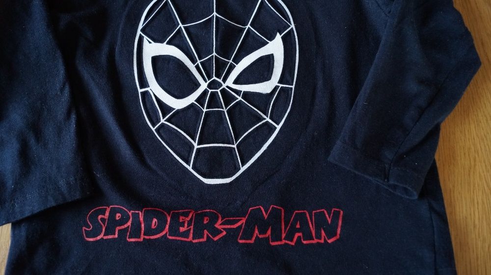 Spiderman/Spider man koszulka z długim/t-shirt 98/104/stan bdb