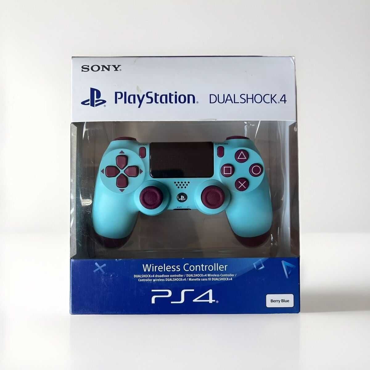 Бездротовий Геймпад PS Dualshock 4 v2 Berry Blue Джойстик PlayStation