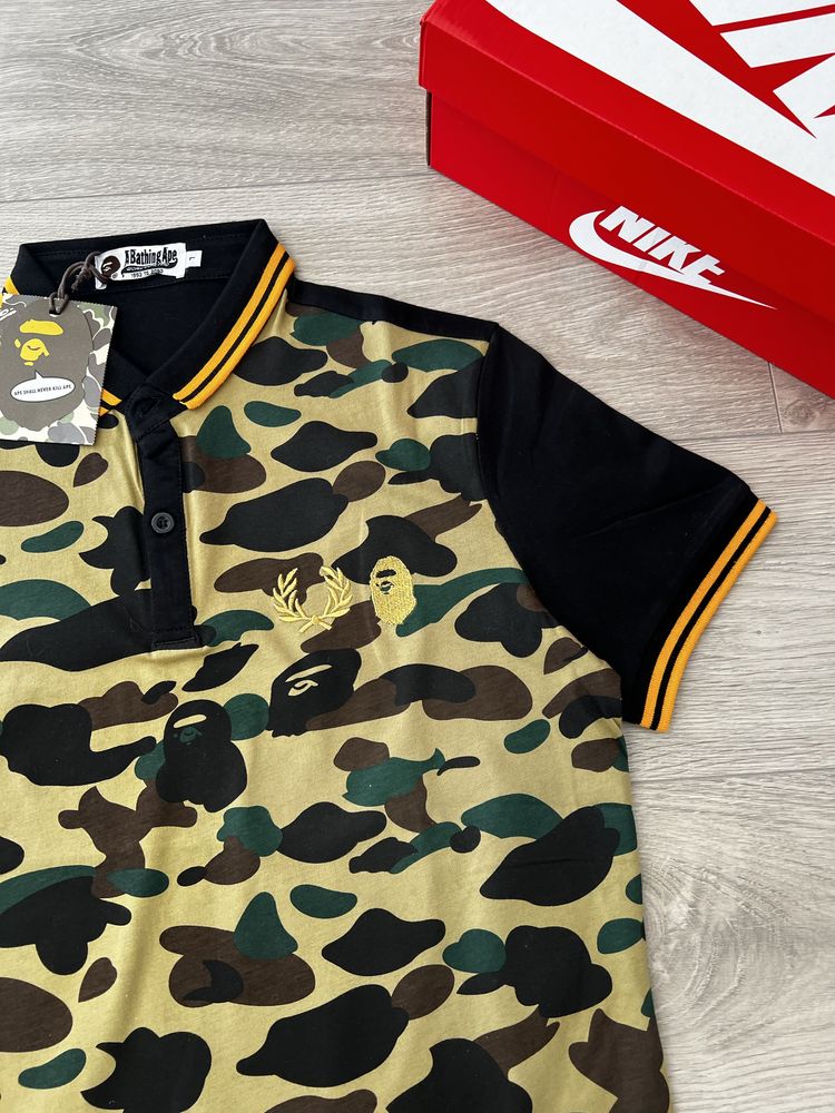 Футболка поло Bape Fred Perry