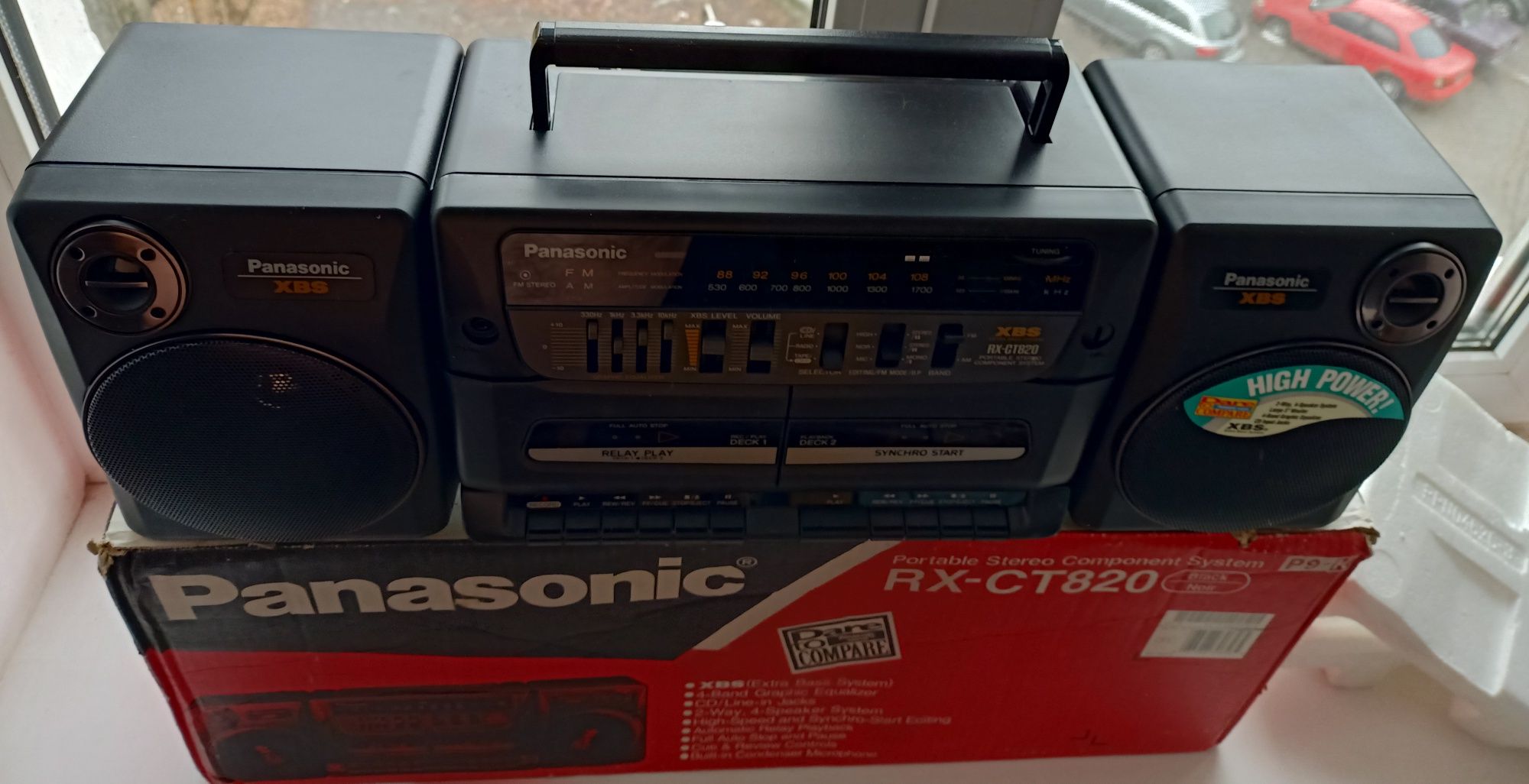 Новая! Винтажная магнитола Panasonic RX- CT820