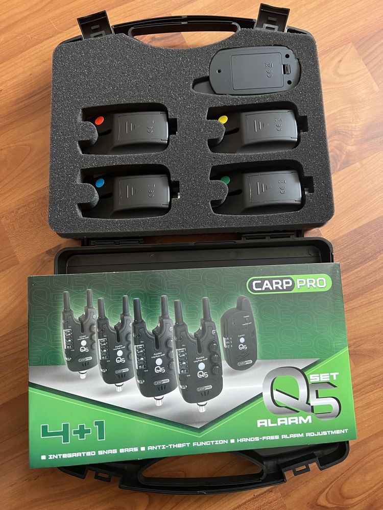 Сигналізатори Carp Pro Q5 – набор  электронных сигнализаторов поклевки