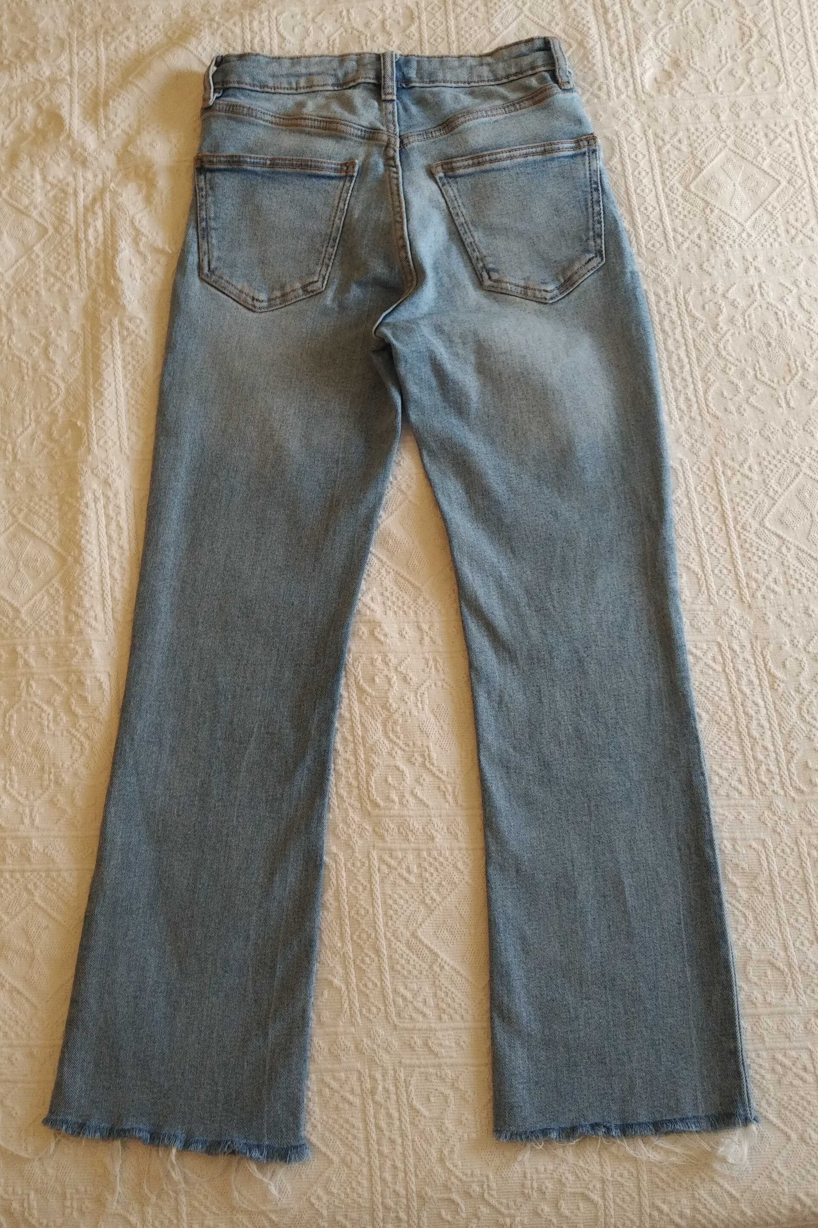 Calças Zara 34 senhora mulher