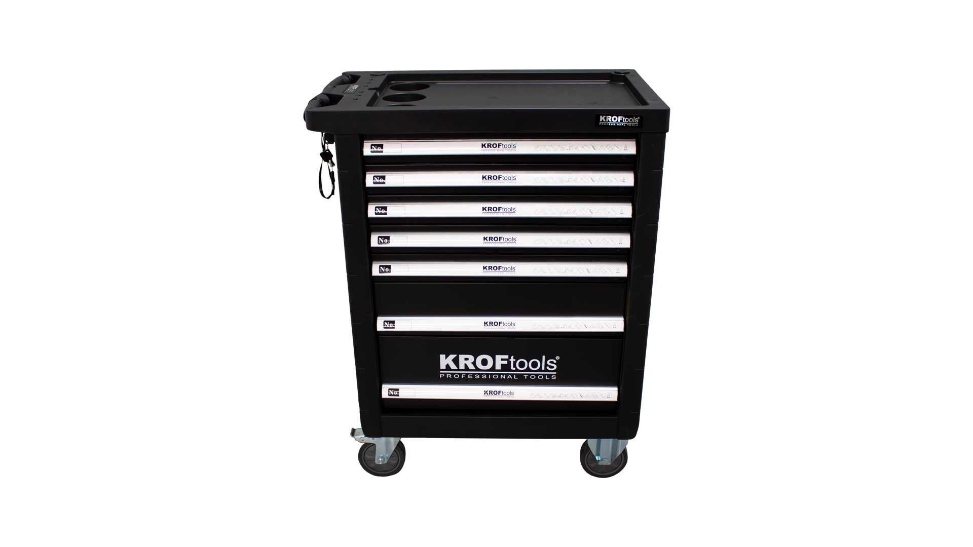 Carro ferramenta com 236 peças Kroftools premium