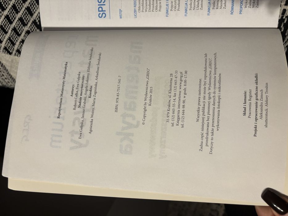 Repetytorium maturzysty matematyka