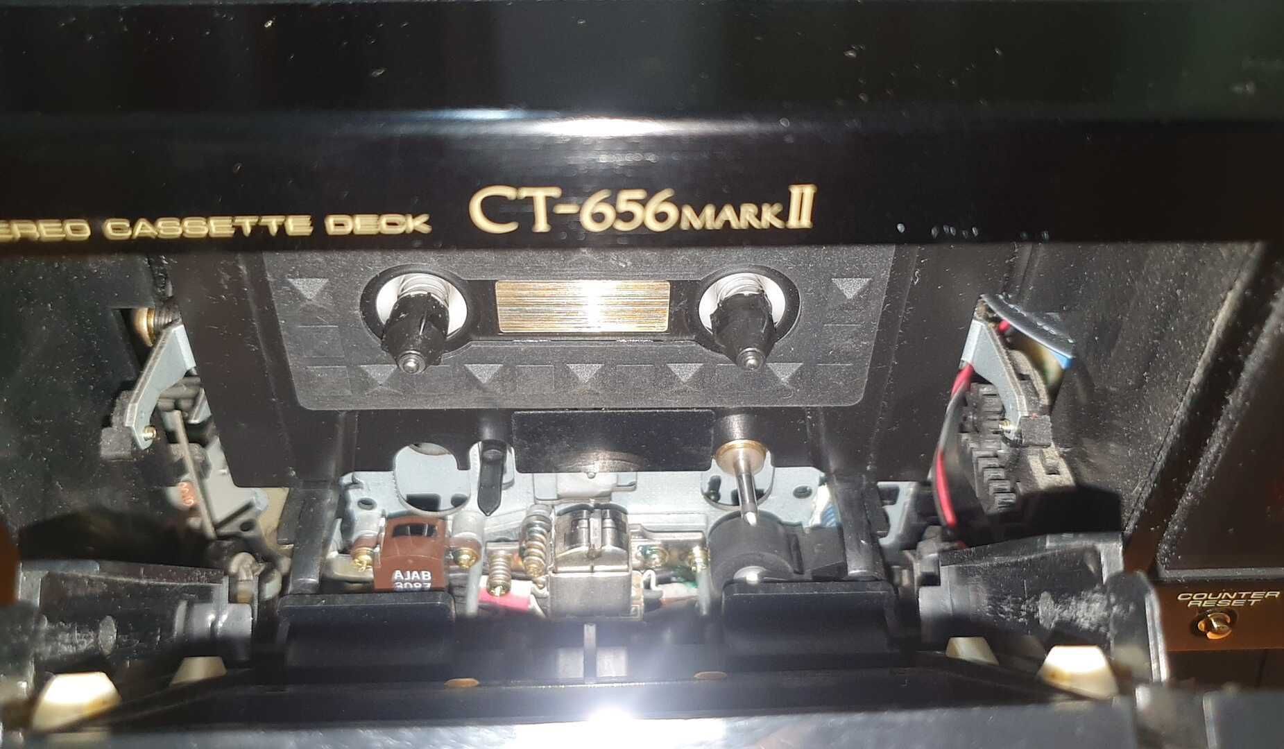 Leitor cassetes Pioneer CT-656 mk2 - 3 cabeças - 15Hz to 21kHz