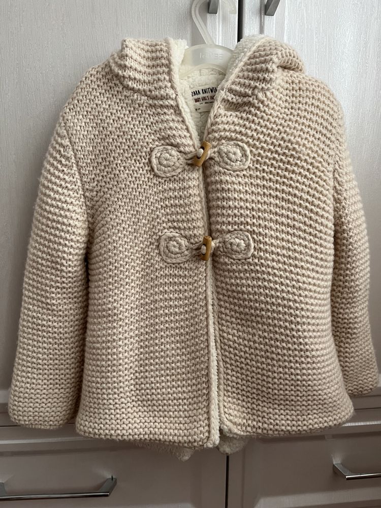 Zara кофта-пальто,вʼязане для дівчинки