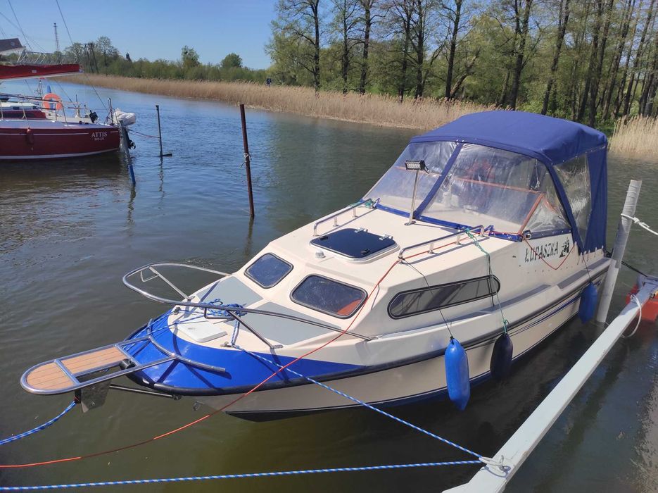 Jacht motorowy, motorówka Shetland 570 + HONDA 90KM+przyczepa ZESTAW!