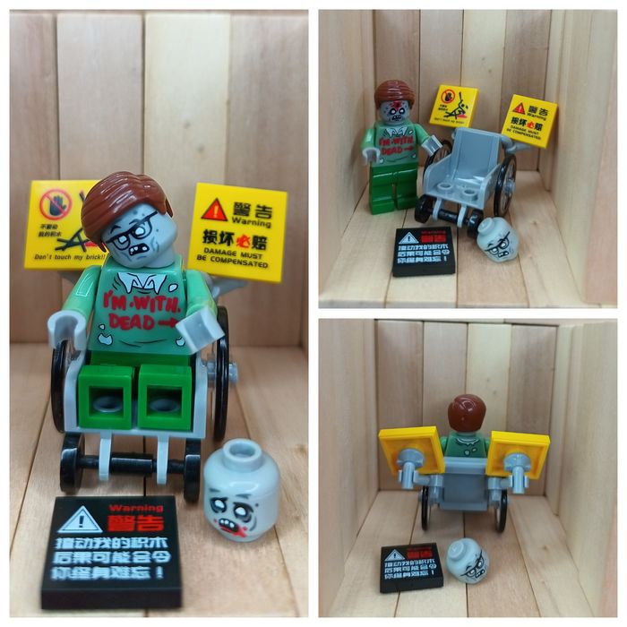 Lego minifigures zombies warior Лего зомби аналог воины зомби