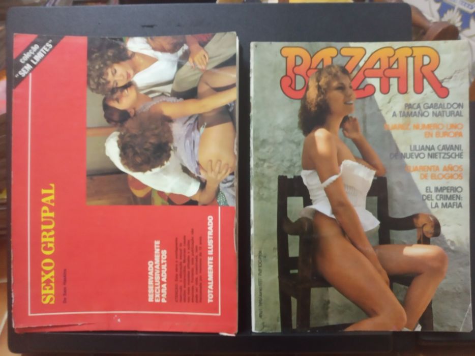 16 Revistas: Playmen, Stag, Big Ones, Bazaar, Razzle, Hot Video,