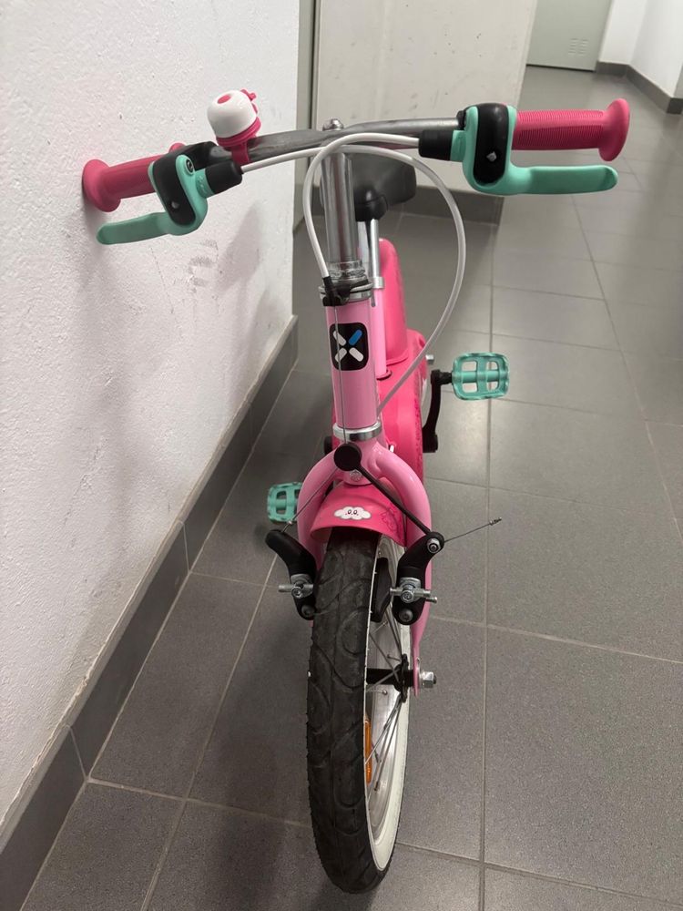 BICICLETA 14 polegadas 500 Unicórnio B'TWIN 3-5 anos