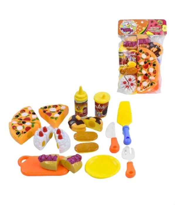 Продукти піца торт на липучці,продукты на липучках,пицца на липучках