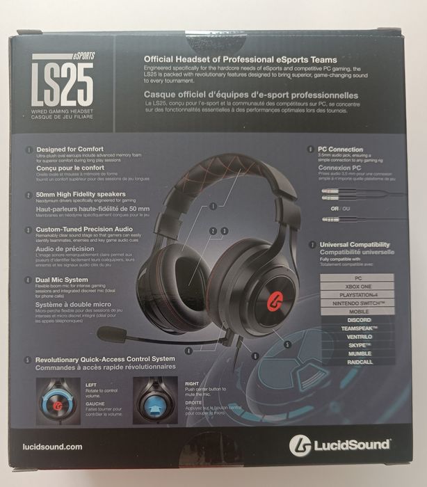 Słuchawki nauszne LucidSound LS25BK