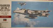 Масштабна збірна модель літака 1:48 Harrier GR Mk.7 від Hasegawa