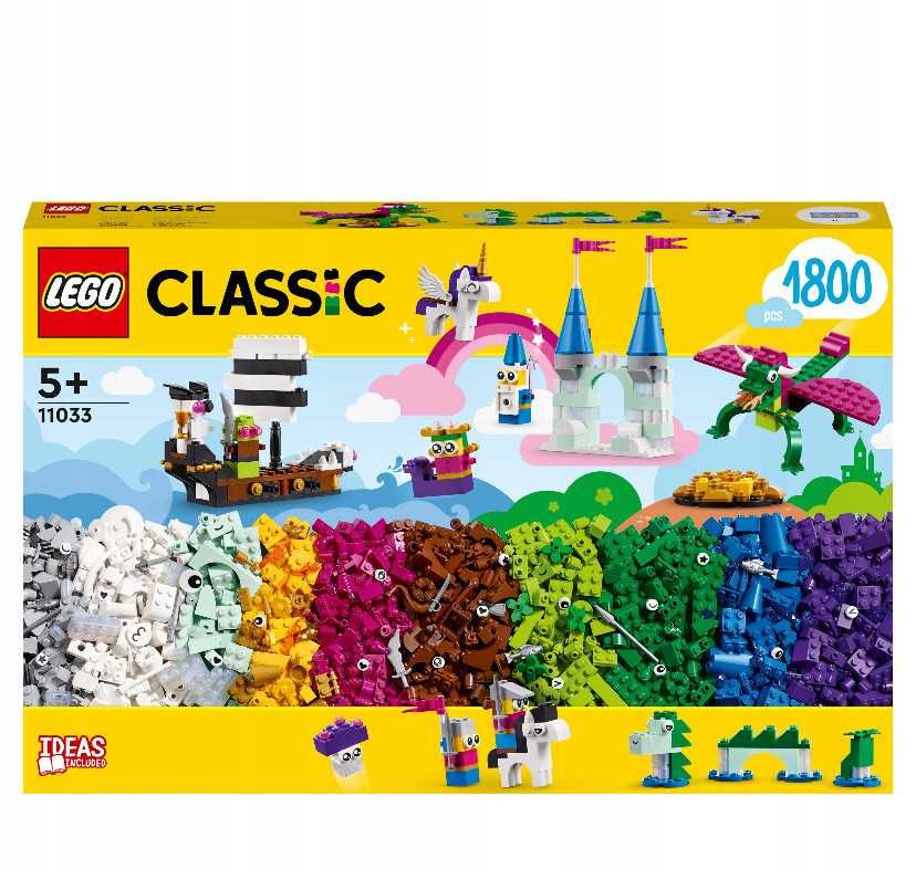 kreatywny Zestaw klocków LEGO Classic dla dzieci i dorosłych