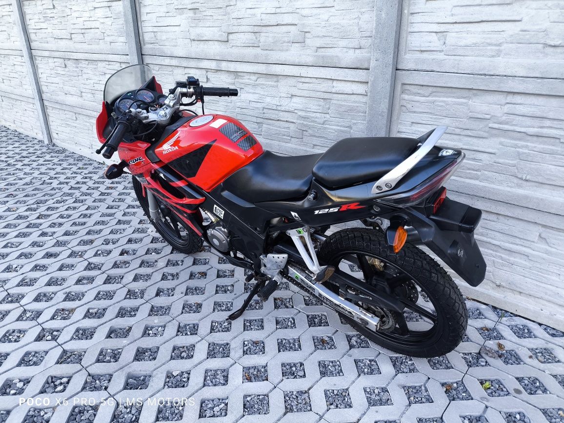 Honda CBR 125 cm3 2004 rok głośny wydech Mivv