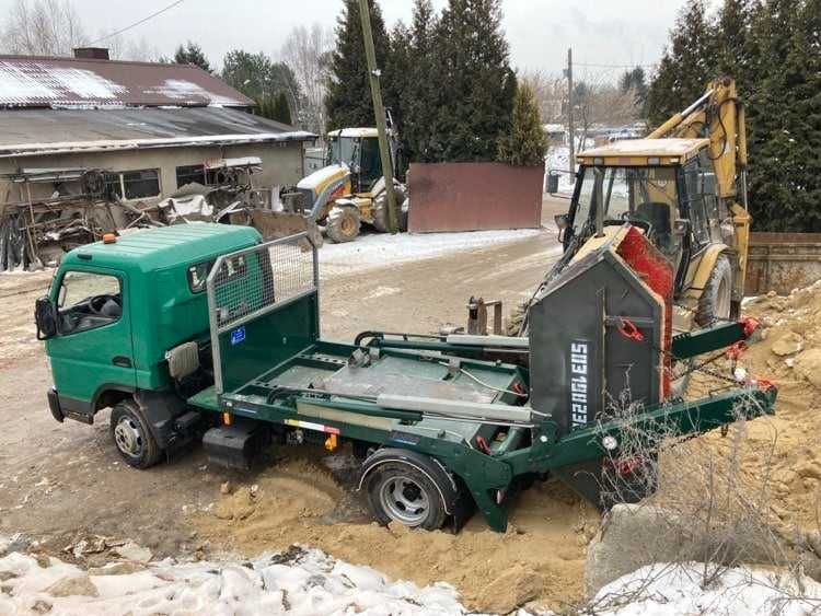 kontenery na gruz, wywóz, ziemia, liście, piach, worki big bag
