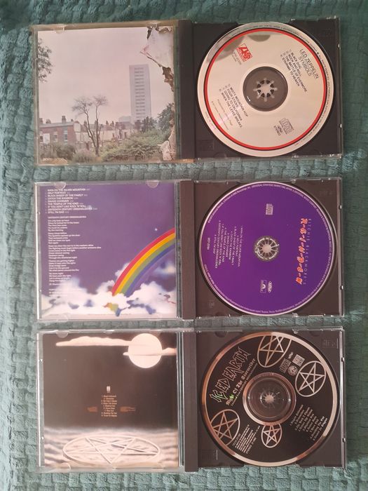 Фирменные японские CD диски Aerosmith, Axe, Led Zeppelin, Rainbow