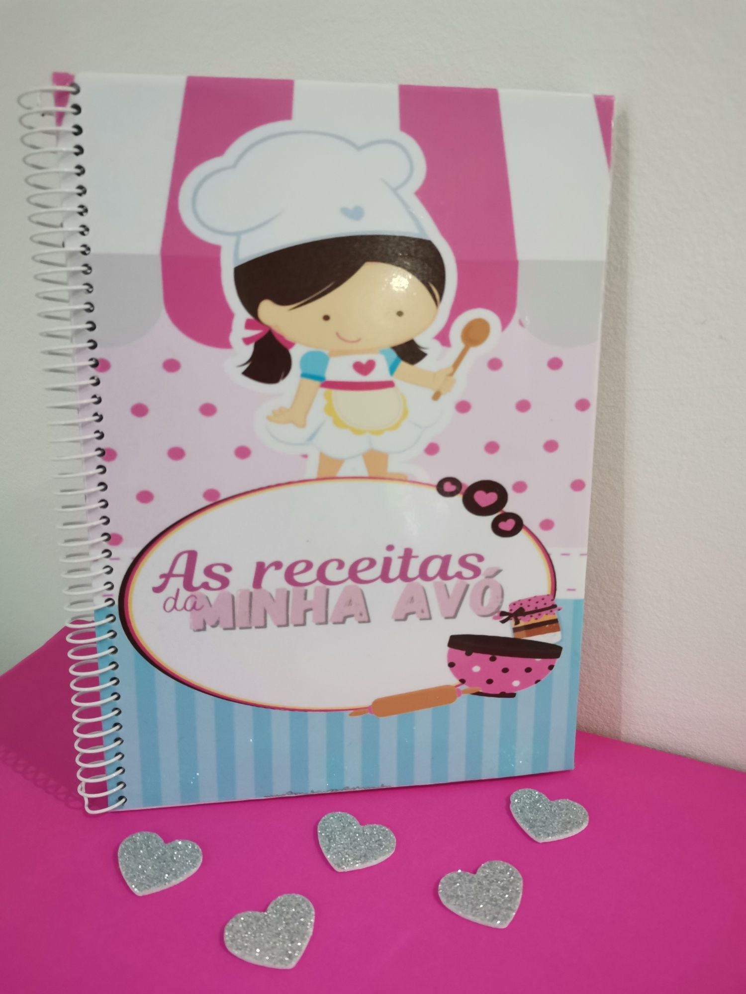 Caderno de receitas (capa personalizada)