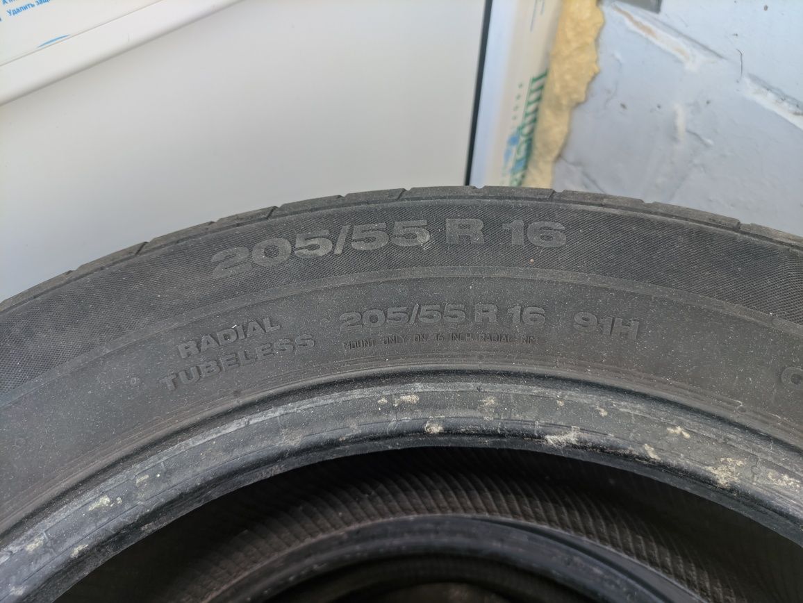 Продам резину continental 205/55 r16