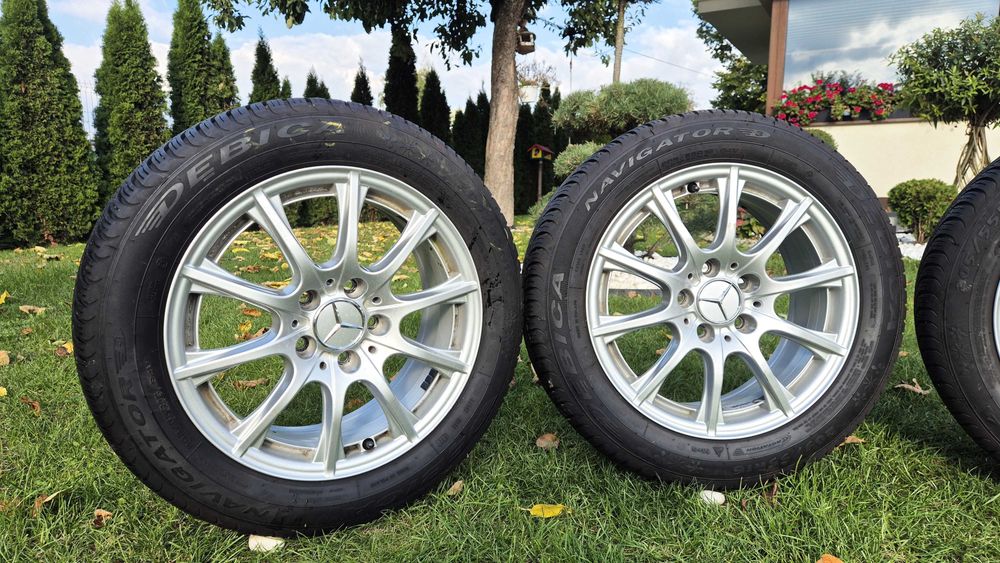 Koła zimowe Mercedes C klasa 5x112 205/55/16 Alu felgi