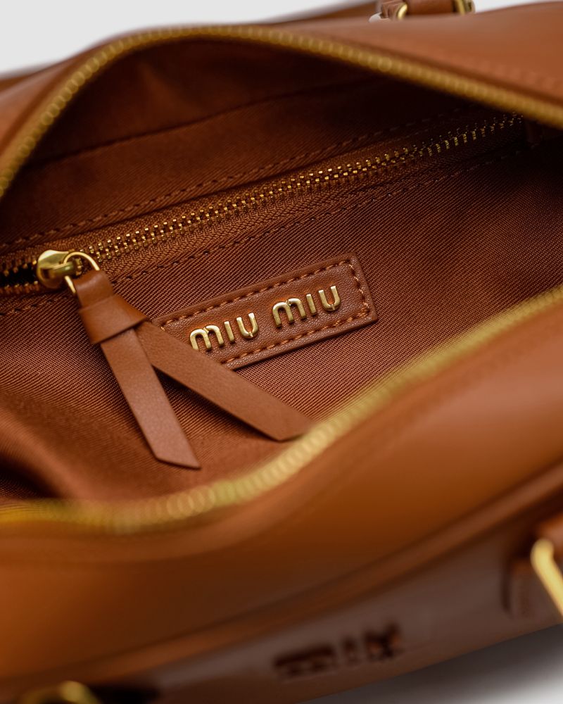 Torebka Miu Miu Arcadie Brown