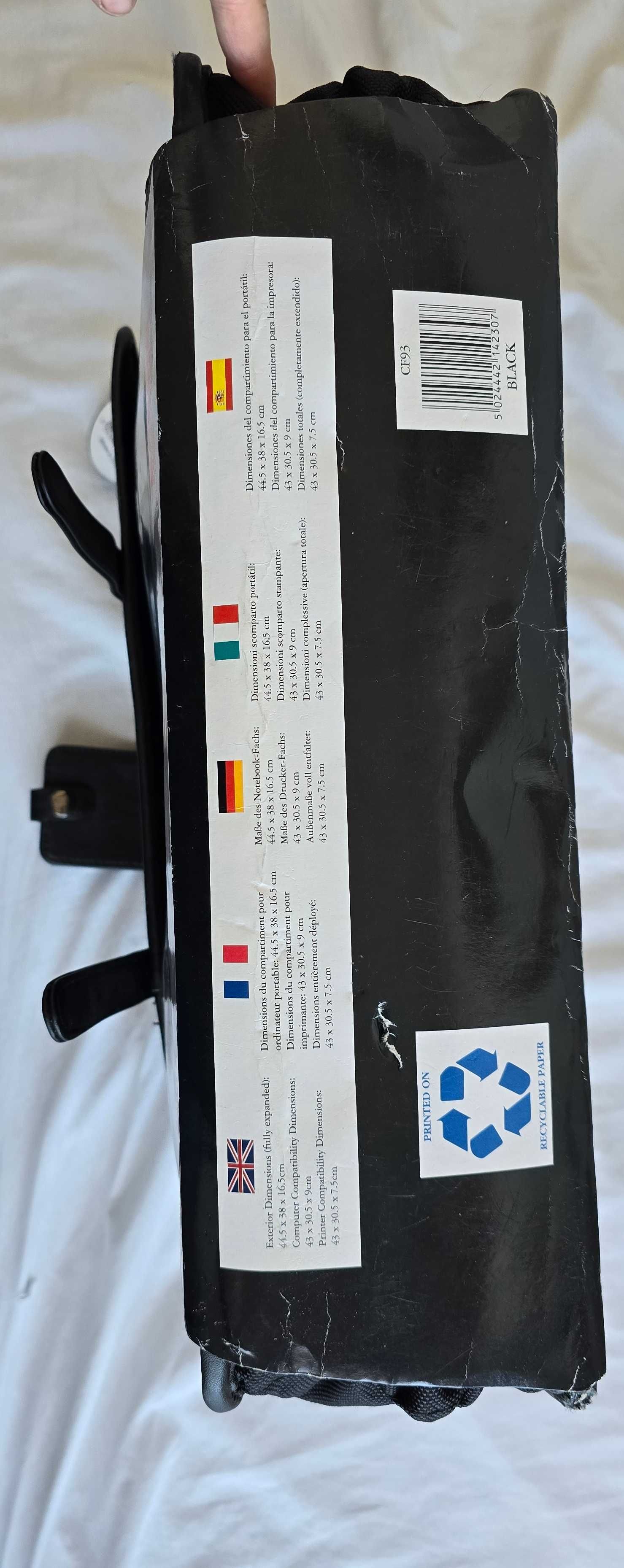 Solidna duża nowa torba na laptopa TARGUS Model CF 93 z metkami